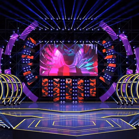 Stage Rental Outdoor LED Display Video Wall IP65 High Brightness Waterproof Easy Maintenance